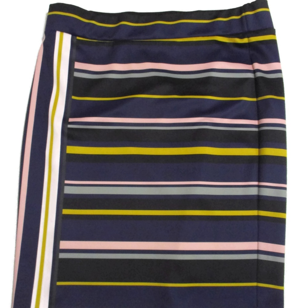 Eloquii Women's Stripe Skirt 24 Plus